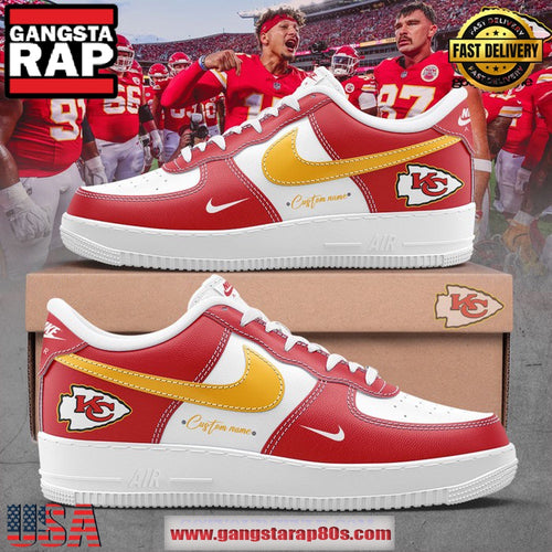 Kansas City Chiefs Custom Name For Fans Limited Edition Air Force 1 Running Sneakers Shoes