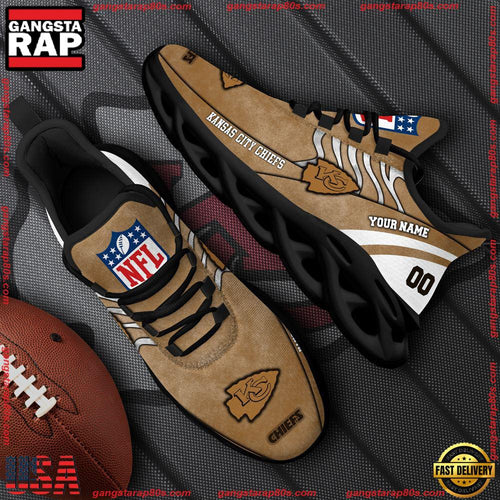 NFL Kansas City Chiefs New Design Max Soul Shoes, Running Sneakers