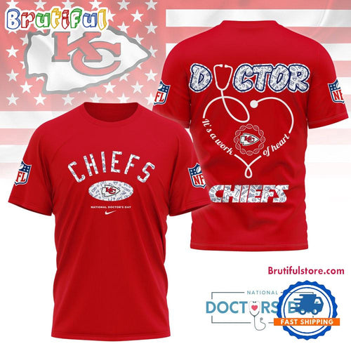 Kansas City Chiefs NFL National Doctors Day Unisex 3D Shirt