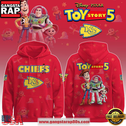 Kansas City Chiefs NFL x Toy Story 5 Limited Edition Hoodie Shirt