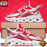 Kansas City Chiefs Custom Name Clunky Sneaker Max Soul Shoes