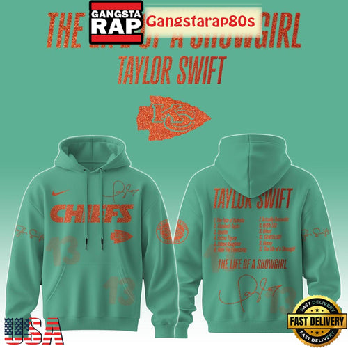 Kansas City Chiefs x Taylor Swift New Album The Life Of A Showgirl Hoodie Shirt