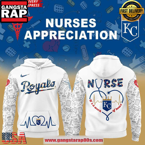 Kansas City Royals Nurses Appreciation 2025 Unisex Hoodie