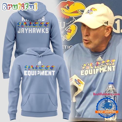 Kansas Jayhawks Football Equipment Hoodie T-Shirt