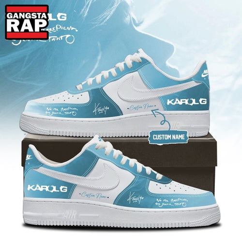 KaRol G Album NO ME ARREPIENTO DE SENTIR TANTO Air Force 1 Shoes Sneaker , Music Trending Shoes