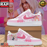 Karol G Barbie Pink Limited Edition Air Force 1 Shoes Running Sneakers