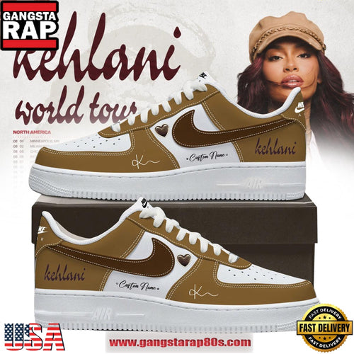 Kehlani World Tour 2026 Custom Nike Air Force 1 Sneakers Shoes