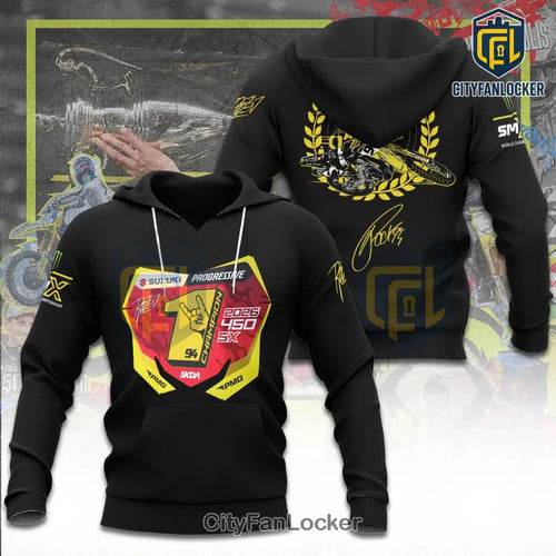 Ken Roczen 450SX Champion 2026 Motocross Racing Hoodie