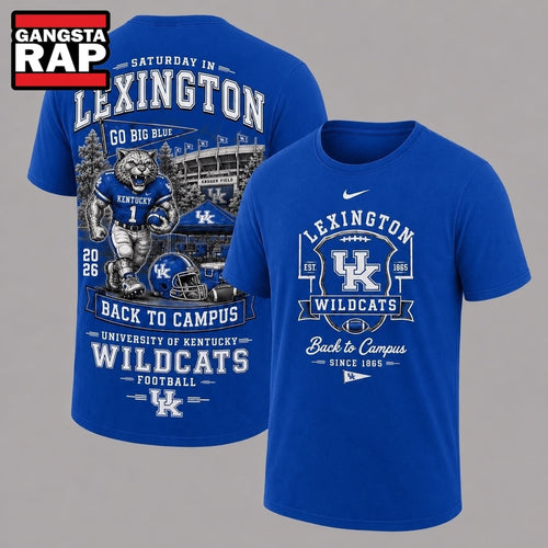 Kentucky Wildcats 2026 NCAA Back To Campus 3D Shirt