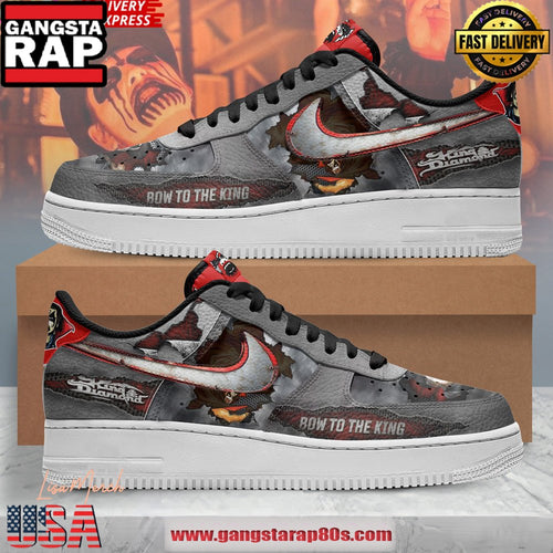 King Diamond Bow to the King Limited Edition Air Force 1 Sneakers Shoes