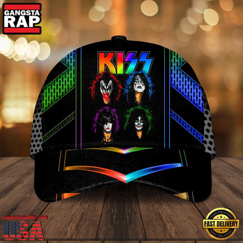 Kiss Members Pattern Classic Cap Hats