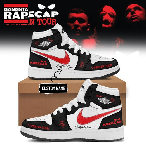 KNEECAP FENIAN TOUR Limited Edition Signature 2026 Black Air Jordan 1 Shoes Sneakers