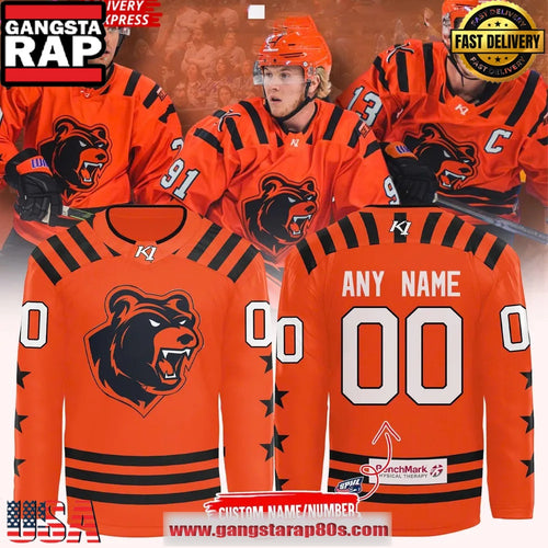 Knoxville Ice Bears 2025 SPHL Playoffs Custom Special Edition Hockey Jersey