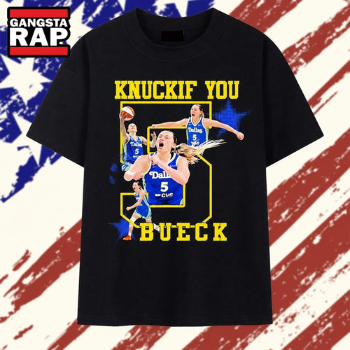 Knuck If You Bueck Dallas Wings Paige Bueckers T Shirt , Vintage Trending Shirt