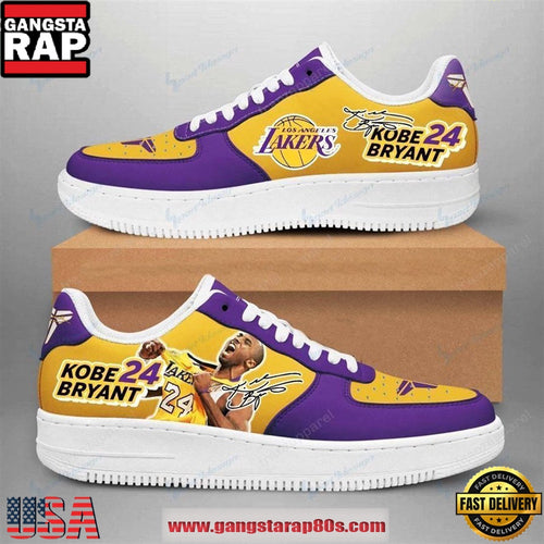 Kobe Bryant White Sole AF 1 Running Sneakers Shoes