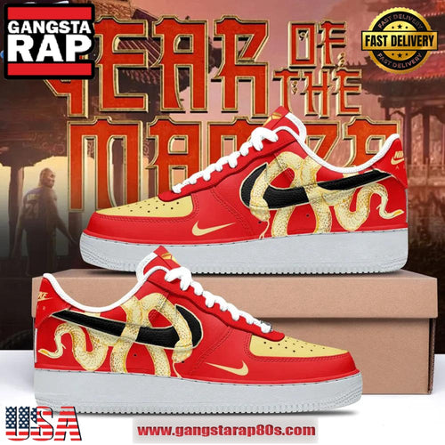 Kobe Bryant Year Of The Mamba Limited Edition Air Force 1 Running Sneakers Shoes