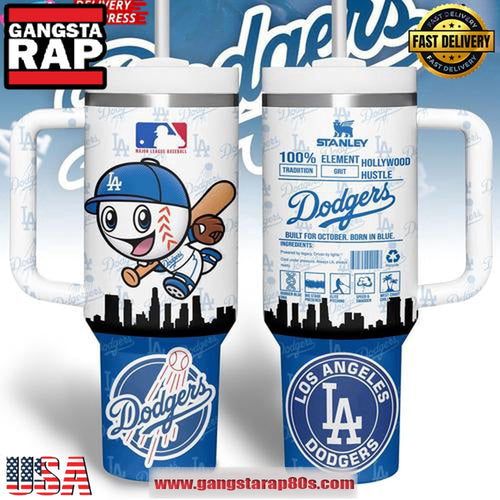 LA Dodgers Hollywood Hustle Stanley Tumbler Cup 40oz