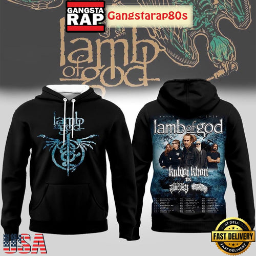Lamb Of God Tour With Kublai Khan TX 2026 Tour Hoodie