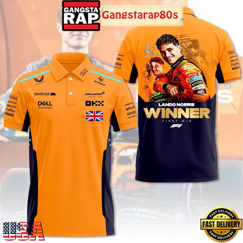 Lando Norris Mclaren Winner Special Polo Shirt