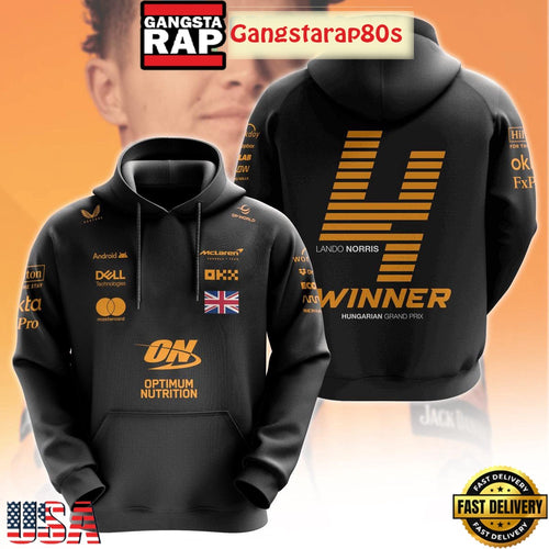 Lando Norris Winner Hungarian Grand Prix 2025 Unisex Hoodie