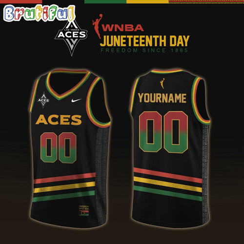 Las Vegas Aces 2026 WNBA x Juneteenth Day Limited Edition Basebketball Jersey