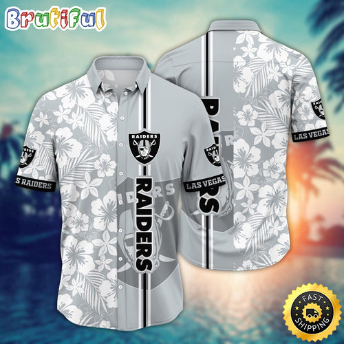 Las Vegas Raiders Hawaii Shirt Flower Exotic Island Fashion
