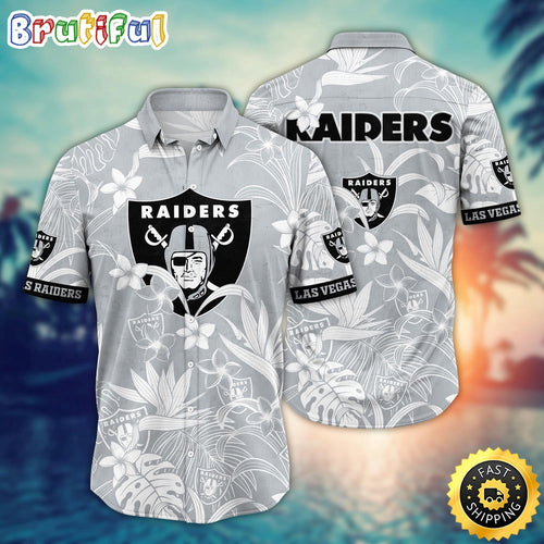 Las Vegas Raiders Hawaii Shirt Flower Vacation Mood Shirts