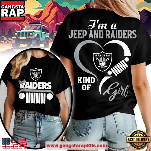 Las Vegas Raiders NFL Jeep Girl Women’s Shirt