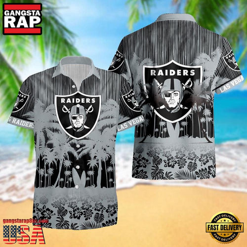 NFL Las Vegas Raiders New Design Aloha Hawaii Shirt