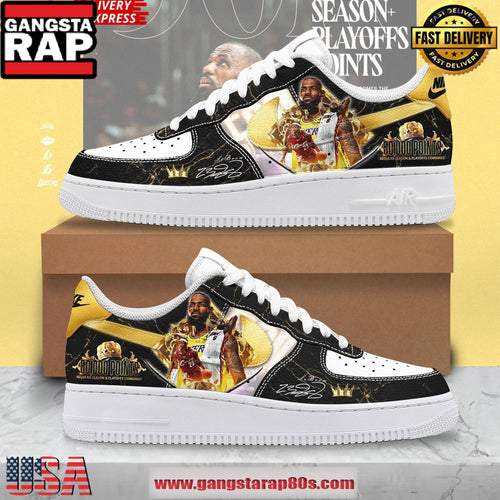 LeBron James 50,000 Points Limited Air Force 1 Running Sneakers Shoes