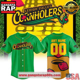 Lehigh Valley IronPigs Cornholers Custom Baseball Jersey