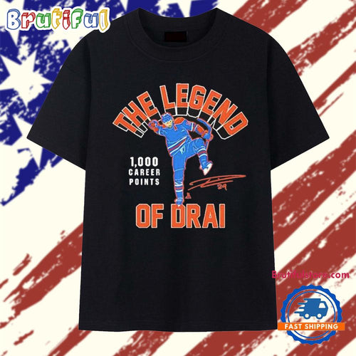 Leon Draisaitl The Legend of Drai 1,000 Points T Shirt