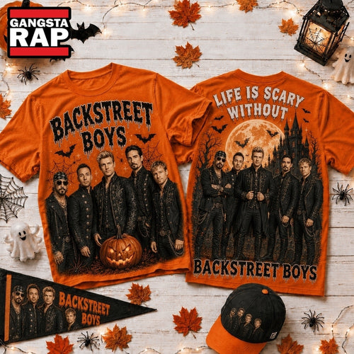 Life Is Scary Without Backstreet Boys Halloween T Shirt , Music Trend Shirt