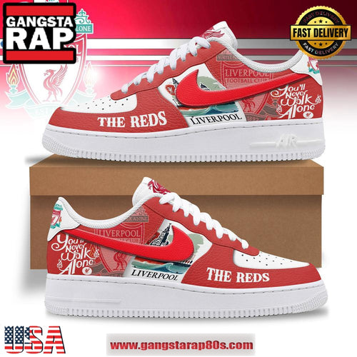 Liverpool FC YNWA Limited Edition Air Force 1 Running Sneakers Shoes
