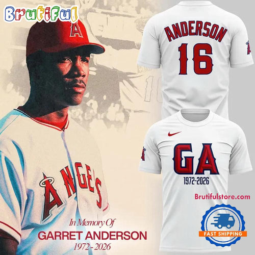 Los Angeles Angels Garret Anderson Tribute Limited Edition T Shirt