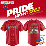 Los Angeles Angels Pride Night Limited Edition Baseball Jersey