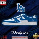 Los Angeles Baseball Nike Air Force 1 Sneakers Shoes