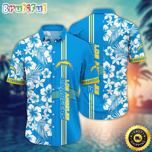 Los Angeles Chargers Hawaii Shirt Flower Exotic Island Fashion