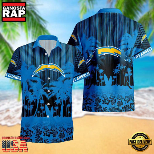 NFL Los Angeles Chargers New Design Aloha Hawaii Shirt