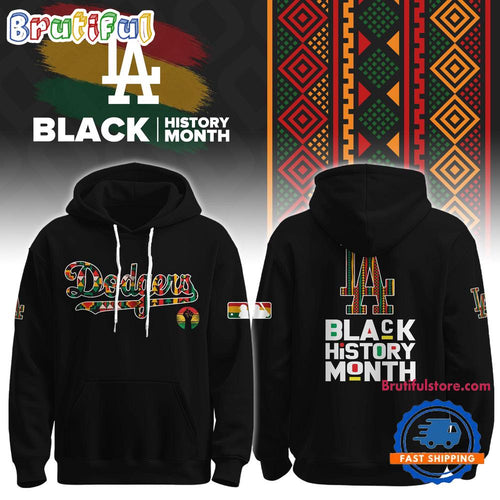 Los Angeles Dodgers Baseball Black History Month 2026 Limited Edition Hoodie Shirt