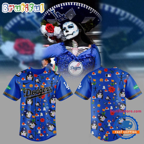 Los Angeles Dodgers Dia De Los 2024 Jersey Shirt