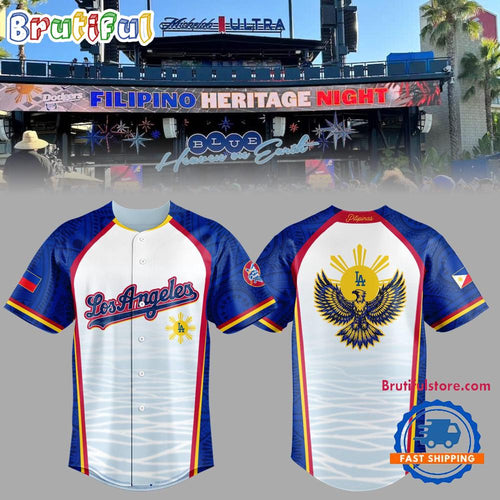 Los Angeles Dodgers Filipino Heritage Night 2025 Limited Baseball Jersey
