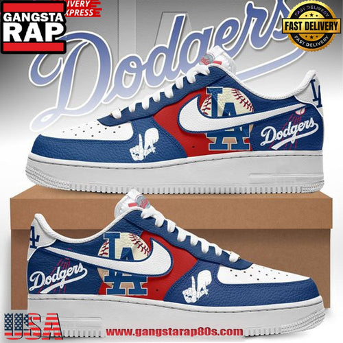 Los Angeles Dodgers New Arrival Summer Air Force 1 Sneakers Shoes