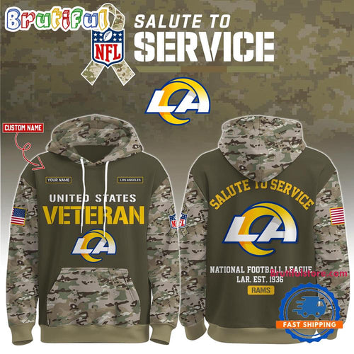 Los Angeles Rams 2025 NFL Veteran Birthday Limited Edition Hoodie Shirt