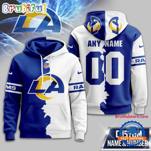 Los Angeles Rams 2025 NFL Victory Split Limited Hoodie Shirt