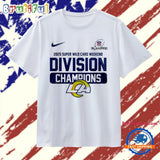 Los Angeles Rams 2025 Super Wild Card Weekend Division Champions T Shirt