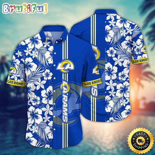 Los Angeles Rams Hawaii Shirt Flower Exotic Island Fashion