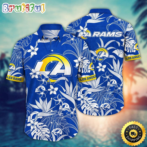 Los Angeles Rams Hawaii Shirt Flower Vacation Mood Shirts
