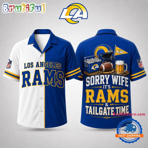 Los Angeles Rams NFL Funny Football Fan Hawaiian Shirt