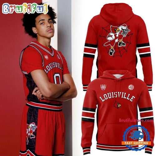 Louisville Cardinals Basketball x Donovan Mitchell Spidad Mitchell Limited Edition Hoodie T-Shirt